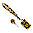thumbnail image 1 of lionlar Cute ID Card Holder Lanyard with Clip Card Sleeve Accessories Hang Rope Keychain styleE, 1 of 9