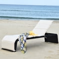 thumbnail image 4 of Costway Chaise Longue Inclinable en Rotin pour Patio, Dossier Réglable, Coussinée, Jardin, 4 of 9