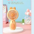 thumbnail image 4 of Dvkptbk Handheld Fan Summer Refreshing Handheld Fan with Led Portable USB Charging Light Mini Fan, 4 of 5