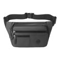 thumbnail image 2 of Sac Banane de Sport - Sac Bandoulière Homme, Sac de Poitrine Multicouche pour la Course à Pied et les Déplacements, Sac en Polyester, Gris, JKODE, 2 of 9