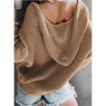 thumbnail image 4 of Femmes Cardigan à Capuche Pull Zip Cardigan à Capuche Pull Zip Ample Top Femmes Cardigan à Capuche Femmes Casual Top Femmes Cardigan à Capuche Pull à Capuche Peau Douce Décontractée, 4 of 6