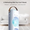 thumbnail image 2 of Bell + Howell Aqua Breeze Oscillating Rechargeable Misting Fan with Dual 180° Rotating Fans, 2 of 8