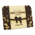 thumbnail image 2 of Custom Engraved Wooden Magnet Personalized Gift 10 Rustic Wedding Save The Date Wooden Magnet, 2 of 2