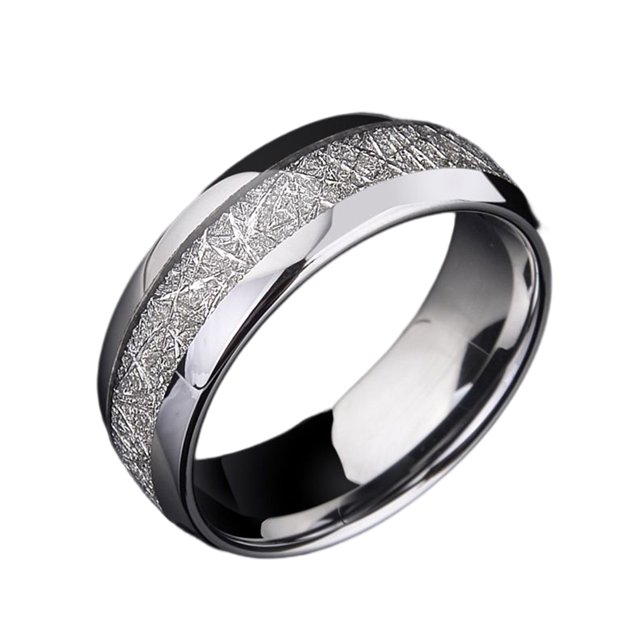 letairis Stainless Steel Ring Jewelry Delicate Rings Dressing Up Decorative Accessory for Wedding Engagement Party Daily Working Silver Size 13