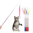 thumbnail image 2 of Pet Cat Dogs Toys Funny Interactive Plush Toy Caterpillar Feather Stick Wand Replacement Head, 2 of 2