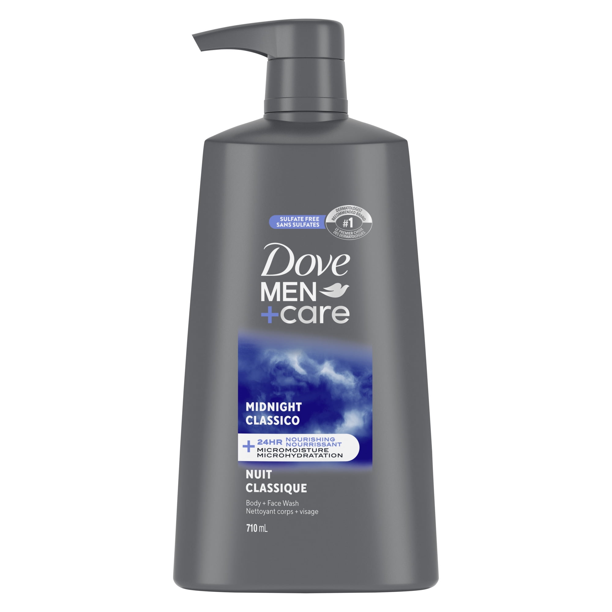 Dove Men+Care Nettoyant Corporel Nuit Classique Nourrissant 24 H, 710 ml