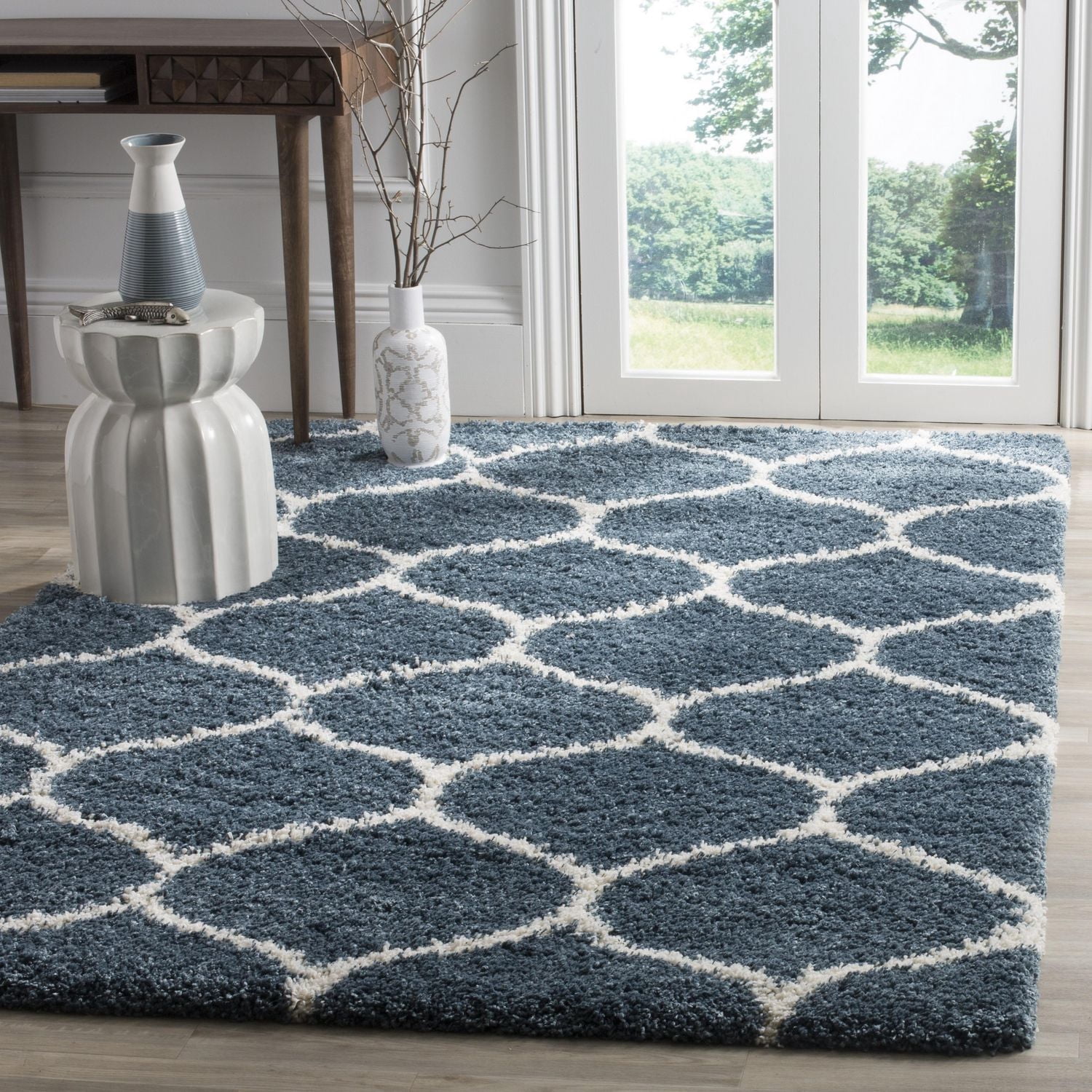 Safavieh Hudson Arline Geometric Shag Area Rug