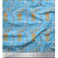 thumbnail image 1 of Soimoi Green Heavy Canvas Fabric Circle Art Geometric Fabric Prints By Yard 58 Inch Wide, 1 of 5