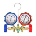 thumbnail image 2 of 3 Way Refrigerant Manifold Gauge Set With Hoses Adapter Adjustable Couplers, Charge Kit R134a R12 R22 R404A, 2 of 6