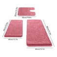 thumbnail image 3 of Qonioi Memory Foam Bathroom Rug Set, 3-Piece Non-Slip Velvet Bath Mat, Super Absorbent Bathroom Rugs for Shower, Tub, and Sink, 3 of 7