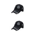 thumbnail image 2 of Baohd Stylish Adjustable Baseball Cap For Summer And Sun Protection Stylish And Practical Hats For Women black ring bead 2Set, 2 of 6
