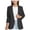 Black, variant on Girls Tops Tees & Shirts Girls Long Sleeve Shawl Formal Suit Jacket Open Front with Inner Pocket for Youth