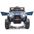thumbnail image 1 of TOBBI 12V Kids Ride on Car, Electric Off-Road UTV Truck with Forward and Reverse Functions, Double Open Doors, Safety Belt, Horn, Music, and Lights, Blue, 1 of 8