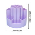 thumbnail image 2 of EGNMCR Pencil Holder for Desk Pencil Case Pencil Pouch Four-leaf Rotary Pen Student's Large Capacity Desktop Storage And Sorting Box Multi Functional Office Pen Box Rotating pen holder, 2 of 2