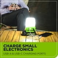 thumbnail image 4 of Greenworks 24V Lantern Cordless 500lm Camping Light Kit with USB-A and USB-C Port, 2Ah Battery and Charger Included, 4 of 9