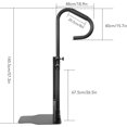 thumbnail image 2 of Garvee Hot Tub Handrail, 56" Handrail Pivots, 360 Rotatable Adjustable Height, Black, 2 of 7