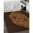 thumbnail image 3 of Ahgly Company Tapis d'Intérieur Lavable en Machine Carré Acajou Brun, 6 Pieds Carré, 3 of 7