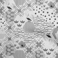 thumbnail image 1 of oneOone Silk Tabby Gray Fabric Asian Japanese Pattern Sewing Craft Projects Fabric Prints By Yard 42 Inch Wide, 1 of 4