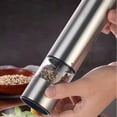 thumbnail image 1 of Ensemble de Moulins à Poivre Électriques avec Recharge USB, Opération Automatique à une Main avec Réglage de la Grossièreté, Moulin à Poivre Rechargeable, 1 of 1