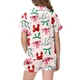 thumbnail image 4 of Ensembles de Pyjama pour Tout-Petites Filles, Imprimé Graphique, Hauts à Boutons, Ensemble de Pyjamas Décontractés, Ensemble de Pyjamas pour Petite Fille, Taille 2T 3T, 4 of 4
