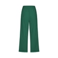 thumbnail image 5 of hotojiny Plus Size Spring Clothes for Women Lightweight Cotton Linen Capris Drawstring Elastic Waist Cropped Pants with Pockets, 5 of 5