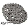 thumbnail image 1 of Mountain Bike Chain, Durable Bicycle Chain, Mud Drain Hole Design High System Compatibility Mountain Bike Bicycle For Gifts Home Gray, 1 of 8