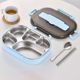 thumbnail image 1 of CUITING Boîte à Lunch pour Adultes Conteneur à Lunch avec Compartiments Boîte à Lunch en Acier Inoxydable Chauffe-Nourriture Réutilisable Boîte à Lunch pour Chauffer Nourriture Boîte à Lunch pour Travail pour Hommes Femmes Réduction, 1 of 8