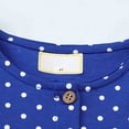 thumbnail image 4 of MIASHUI Robe d'Été Florale pour Filles Manches Courtes Boho Enfant Décontracté, Bleu Foncé, 3-4 Ans, 4 of 6