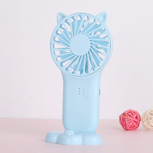 SuoKom Handheld Fan, Portable Small Fan with 3 Speeds, Usb Rechargeable Hand Fan, Personal Fan Battery Operated, Suitable for Outdoor Indoor Commuting, Office, Travel