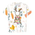 thumbnail image 4 of T-shirt à Manches Courtes Imprimé Personnalisé pour Enfants DIY Pâques, 4 of 4