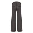 thumbnail image 3 of MAWCLOS Men Trousers Elastic Waist Sweatpants Drawstring Pants Baggy Party Solid Lounge Dark Gray M, 3 of 9