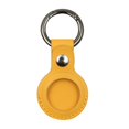 thumbnail image 2 of funtasica PU Leather Case Compatible with Airtags, Holder with Keychain Yellow, 2 of 9