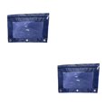 thumbnail image 2 of Dalazy Practical Office Supplies Stylish Zippered Document Pouch Storing Files Navy Blue 2Set, 2 of 6