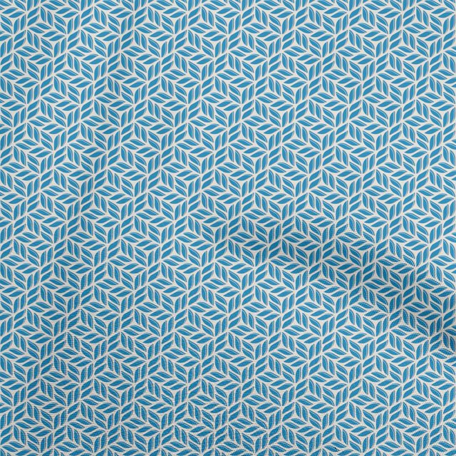 oneOone Georgette Viscose White Fabric Asian Block Sewing Craft Projects Fabric Prints By Yard 42 Inch Wide