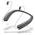 thumbnail image 3 of Haut-parleur Tour de Cou avec Micro, Appel Mains Libres, Compatible Bluetooth (Noir), 3 of 9