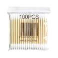 thumbnail image 2 of Cotton Swabs Wooden Stick Double Tip First Aid Removal Home Essentials Hygiene, 2 of 9