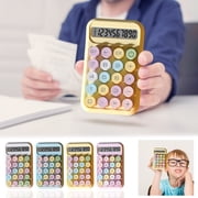 CQCYD 4Pcs Portable Candy Calculator, 10-Digit Large LCD Display, Cute Mini Pocket Size with Sensitive Buttons, Lightweight Portable Candy Calculator for Desk and Daily Use
