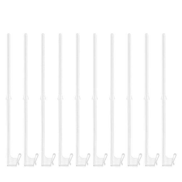 MOVTOTOP 12pcs Car Flagpoles for American Flags Lightweight PP Material Adjustable Direction and Windproof