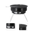 thumbnail image 3 of Mini Round Barbecue Grill Set Home Kitchen BBQ Iron Charcoal Grill Compact Barbecue Grill Barbecue Accessory, 3 of 8