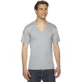 thumbnail image 1 of American Apparel T-Shirt Unisexe à Manches Courtes Col en V, S, Gris Chiné, 1 of 3