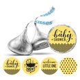 thumbnail image 1 of Darling Souvenir Candy 190 Pcs Baby Shower Theme Stickers DIY Chocolate Labels-Yellow, 1 of 2