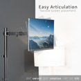 thumbnail image 3 of Extra Tall Single Monitor Desk Mount Stand with PoleFeatures Full Adjustability Tilt and Articulation Holds to Screens up to lbs with VESA Mounting STAN, 3 of 9