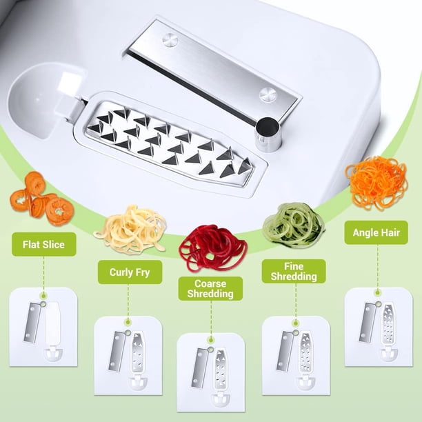 Jinsinto Vegetable Spiralizer 5 Blades Vegetable Spiralizer