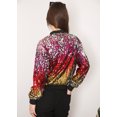 thumbnail image 3 of Veste à Paillettes pour Femmes à Manches Longues avec Fermeture Éclair Frontale et Poignets Côtelés, 3 of 5