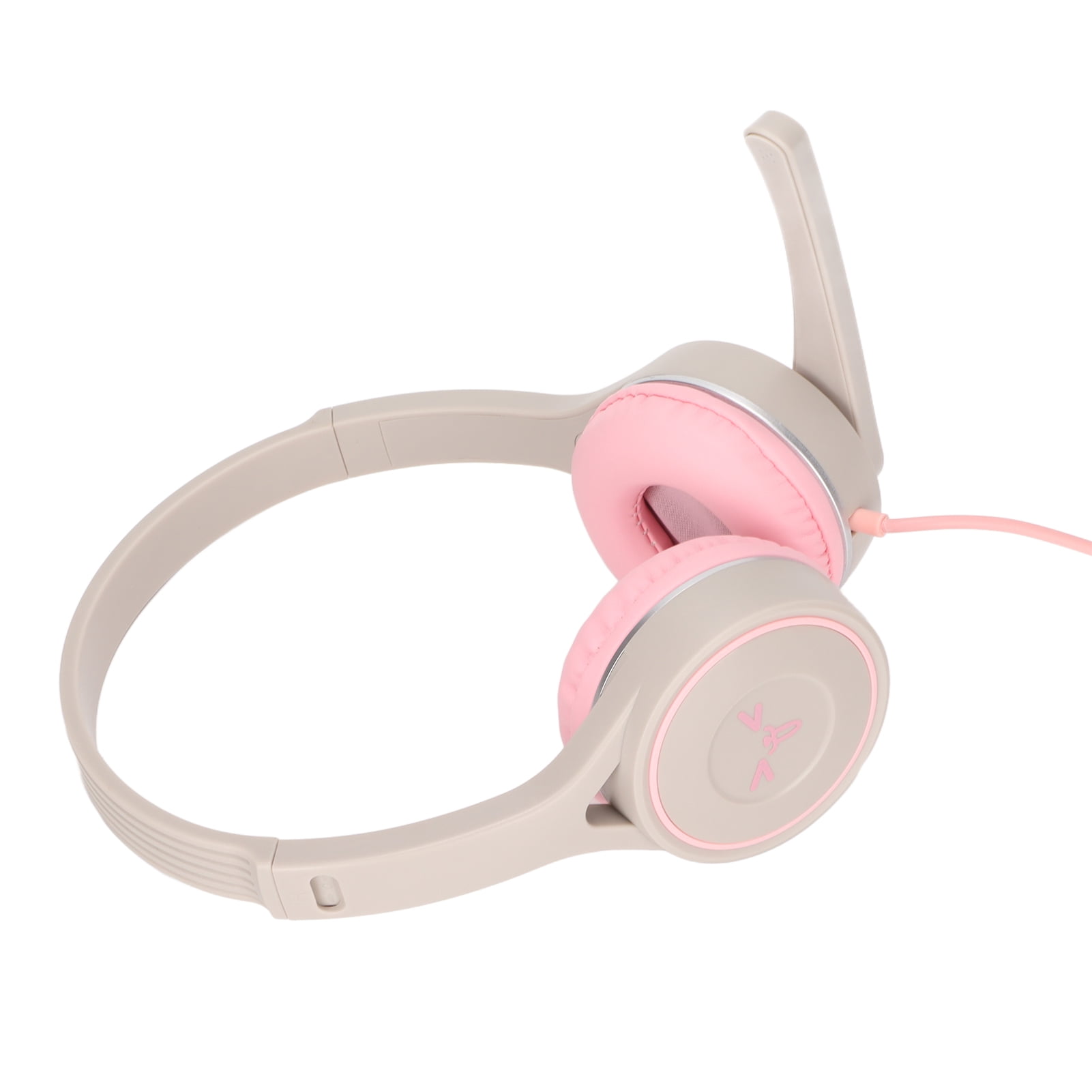 Kids Stereo Headset, Foldable Omnidirectional  Gray Kids Headphones  For Listen Music For Online Class