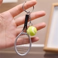 thumbnail image 1 of Amzcrzy A Chopper Mini Tennis Racket Keychain Simulated Mini Tennis Racket Keychain Sports Equipment Gift Dorm Room Essentials Home Improvement Birthday Gifts for Men Home Organization, 1 of 2