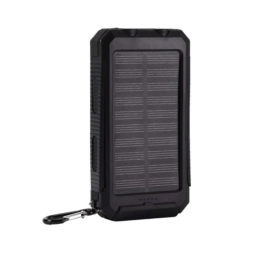 Power Bank Case,10000mAh Outdoor Fast Charge Solar Power Bank Power Bank Dual USB Built for Professionals