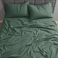 thumbnail image 3 of Nestl King Sheet Set, 1800 Series Microfiber Deep Pocket 4 Piece Bed Sheet Set, 3 of 8