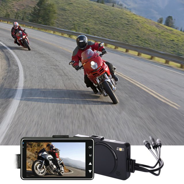 TIMIFIS Clear Driving Recorder Motorcycle High-Definition Driving Recorder Motorcycle Hidden Recorder Motorcycle Recorder Vehicle Camera