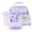 Violet, variante sur Arctic Zone boîte à lunch isotherme étanche, motif vichy cerise, comprend un contenant alimentaire, un sachet réfrigérant et une bouteille d’eau